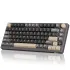 Royal Kludge RK M75 RGB Tri-Mode Hot-Swappable Silver Switch Mechanical Keyboard